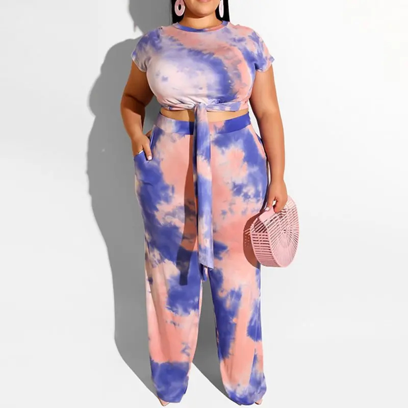 Summer Elegant Plus Size Sexy Club Street 2 piece Set Women T-Shirts Pants Lace-Up Print Clothes 2019 Office Ladies Female Suits
Summer Elegant Plus Size Sexy Club Street 2 piece Set Women T-Shirts Pants Lace-Up Print Clothes 2019 Office Ladies Female Suits
