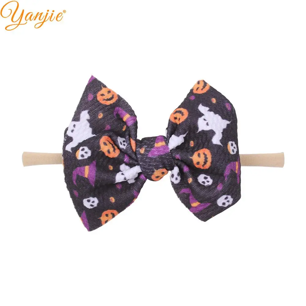 2019 New Arrival Halloween Hair Bows Knot Headband Waffle Fabric Print Elastic DIY Girls Hair Accessories Headwear boutique
2019 New Arrival Halloween Hair Bows Knot Headband Waffle Fabric Print Elastic DIY Girls Hair Accessories Headwear boutique
