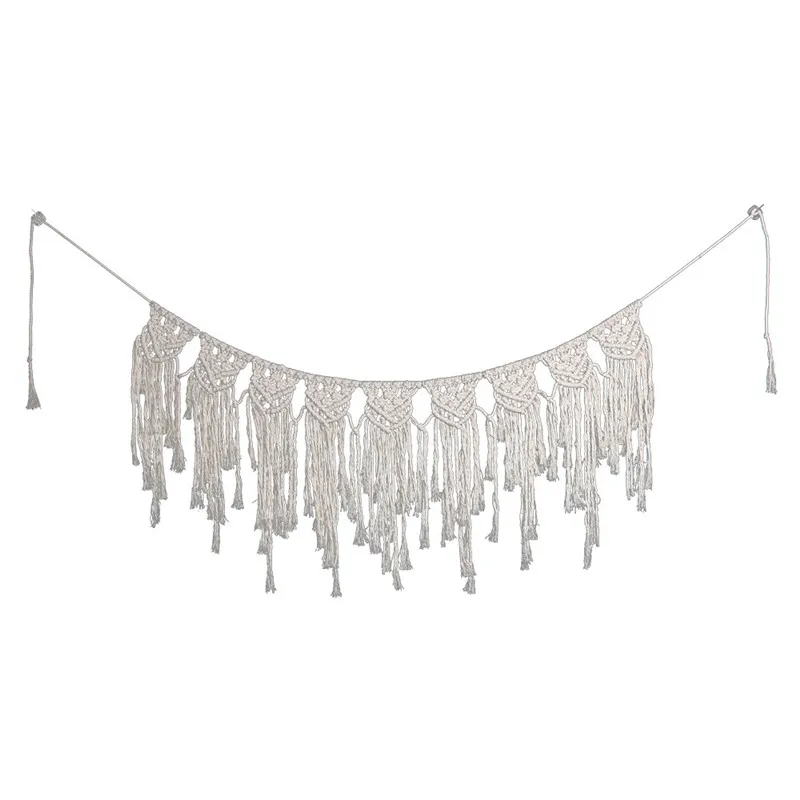 Hand-Woven Ins Nordic Style Tapestry Ornaments Simple Wall Hangings Home Decor Boho Wedding Decoration Dreamlike Curtain Macrame
Hand-Woven Ins Nordic Style Tapestry Ornaments Simple Wall Hangings Home Decor Boho Wedding Decoration Dreamlike Curtain Macrame