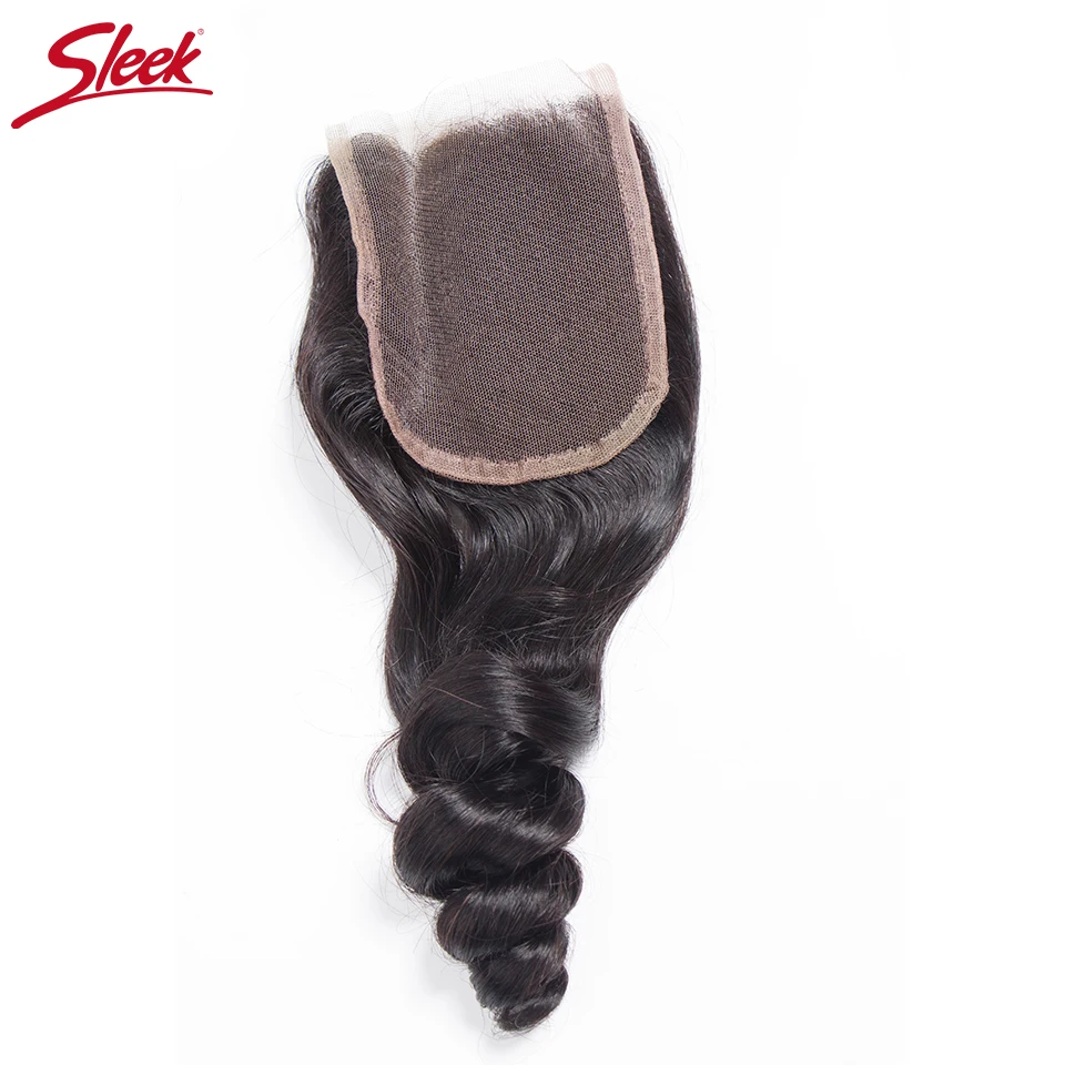 Sleek Brazilian Loose Wave 4x4 Lace Closure 100% Remy Human Hair Natural Color Free Middle Part Top Closures 8 to 20 Inch
Sleek Brazilian Loose Wave 4x4 Lace Closure 100% Remy Human Hair Natural Color Free Middle Part Top Closures 8 to 20 Inch