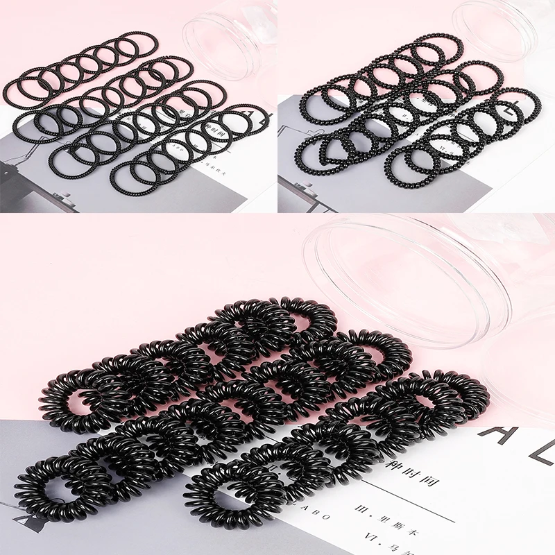 10PCS/Lot 3/4/5cm Telephone Line Hair Ropes Girls Black Elastic Hair Bands Kid Ponytail Holder Tie Gum Hair Accessories
10PCS/Lot 3/4/5cm Telephone Line Hair Ropes Girls Black Elastic Hair Bands Kid Ponytail Holder Tie Gum Hair Accessories