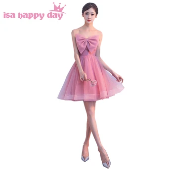 2020 bridesmaid knee-length blush dresses bride strapless short lace tulle the dress of the bride for a special occasion H4269
2020 bridesmaid knee-length blush dresses bride strapless short lace tulle the dress of the bride for a special occasion H4269