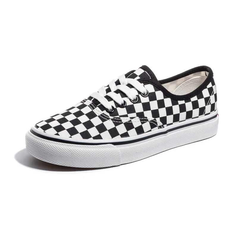 Walking shoes Black and white plaid canvas shoes Korean students casual walking shoes A7E1-A7E15
Walking shoes Black and white plaid canvas shoes Korean students casual walking shoes A7E1-A7E15