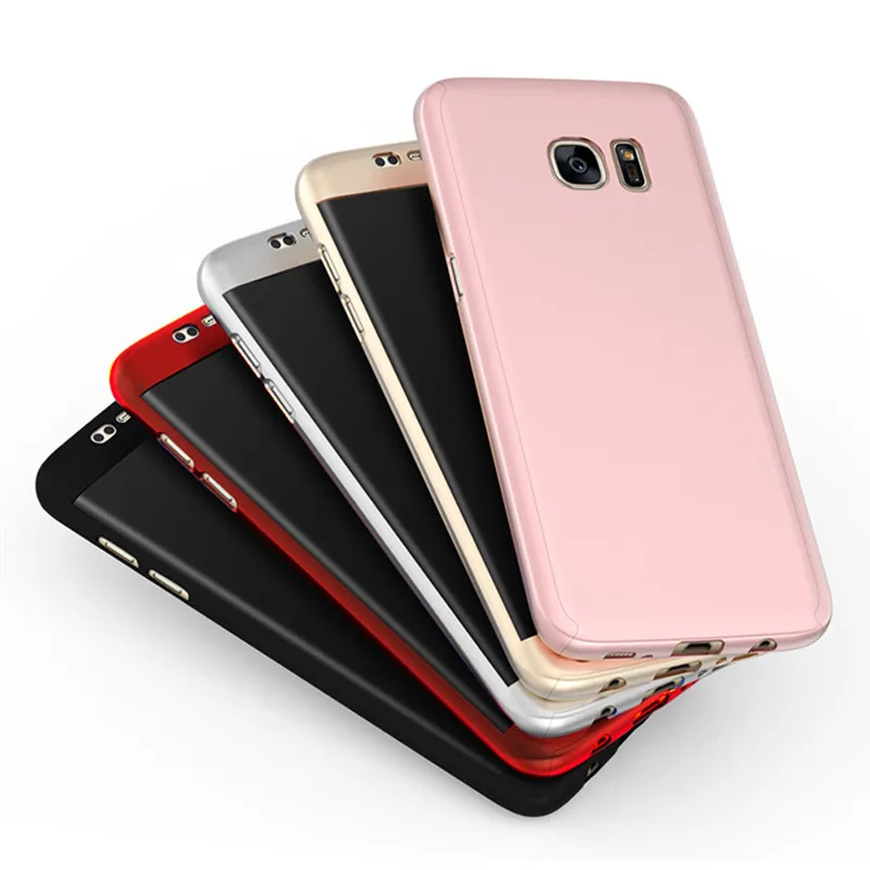 360 полный защитный чехол для Samsung Galaxy A7 A6 A8 A9 J4 J6 J8 Plus 2018 S8 S9 plus S10lite матовый ПК |