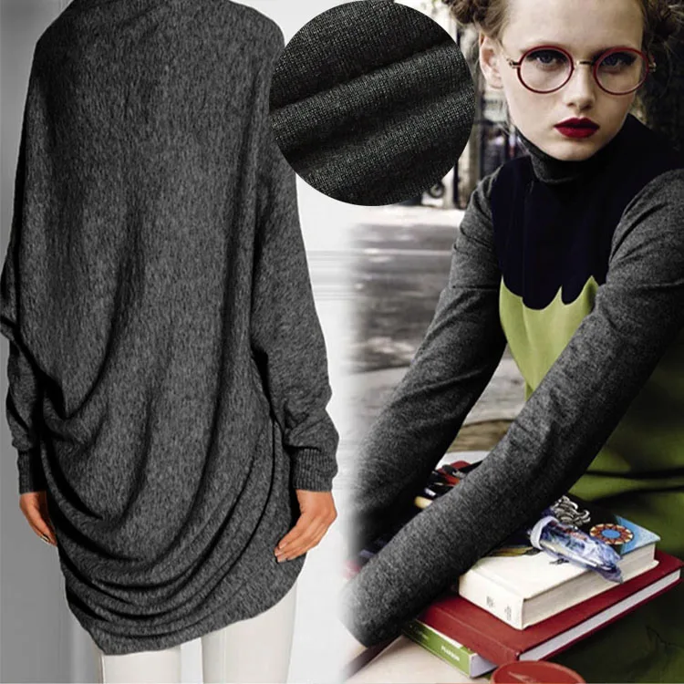 Customized 170cm wide stretch knitted worsted pure wool wool fabric autumn and winter primer sweater sweater fabric
Customized 170cm wide stretch knitted worsted pure wool wool fabric autumn and winter primer sweater sweater fabric