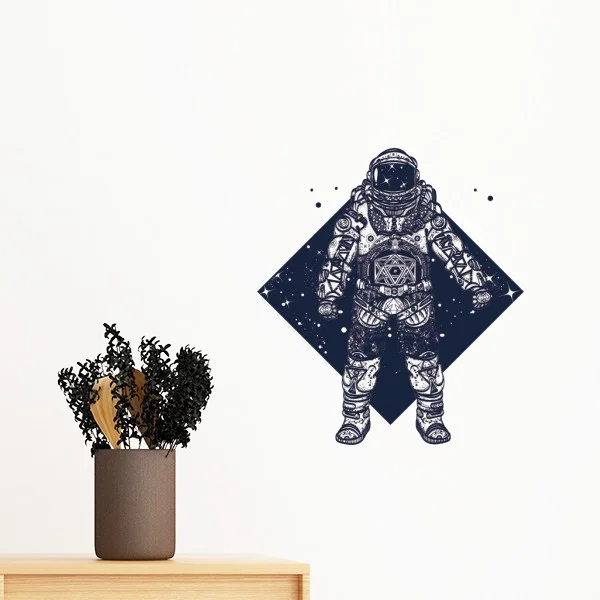 Astronaut Stars Universe Art Pattern Removable Wall Sticker Art Decals Mural DIY Wallpaper for Room Decal
Astronaut Stars Universe Art Pattern Removable Wall Sticker Art Decals Mural DIY Wallpaper for Room Decal