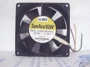 Good Quality Original Sanyo 9CM Cooling fan 48V 0.06AAluminum frame 109W0948H4D03 Quality Assurance Cooling Fan
Good Quality Original Sanyo 9CM Cooling fan 48V 0.06AAluminum frame 109W0948H4D03 Quality Assurance Cooling Fan