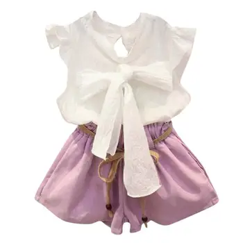 2020 Hot Sale Fashion 2PCS Toddler Baby Kids Girls Outfit Clothes Bowknot Vest Shirt+Shorts Pants Set Baby Set Clothing 6.19
2020 Hot Sale Fashion 2PCS Toddler Baby Kids Girls Outfit Clothes Bowknot Vest Shirt+Shorts Pants Set Baby Set Clothing 6.19
