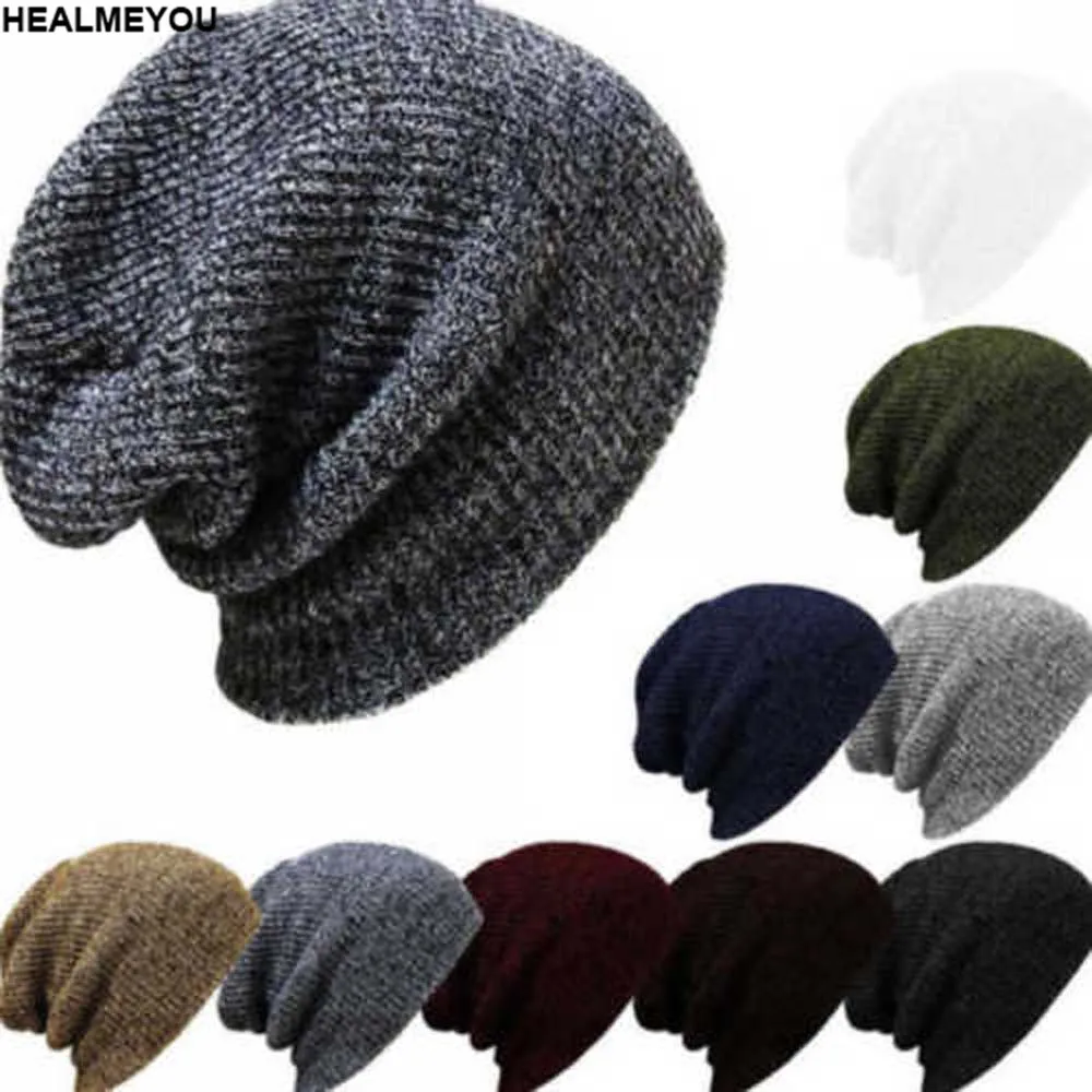 HEALMEYOU Unisex Hip Hop Knit Baggy Beanie Winter Warm Hat fashion new Ski Slouchy Chic Knitted casual Cap Skull
HEALMEYOU Unisex Hip Hop Knit Baggy Beanie Winter Warm Hat fashion new Ski Slouchy Chic Knitted casual Cap Skull