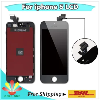 10pcs/lot LCD Display + Touch Screen for iphone 5 5G Digitizer Assembly black and white Free shipping
10pcs/lot LCD Display + Touch Screen for iphone 5 5G Digitizer Assembly black and white Free shipping