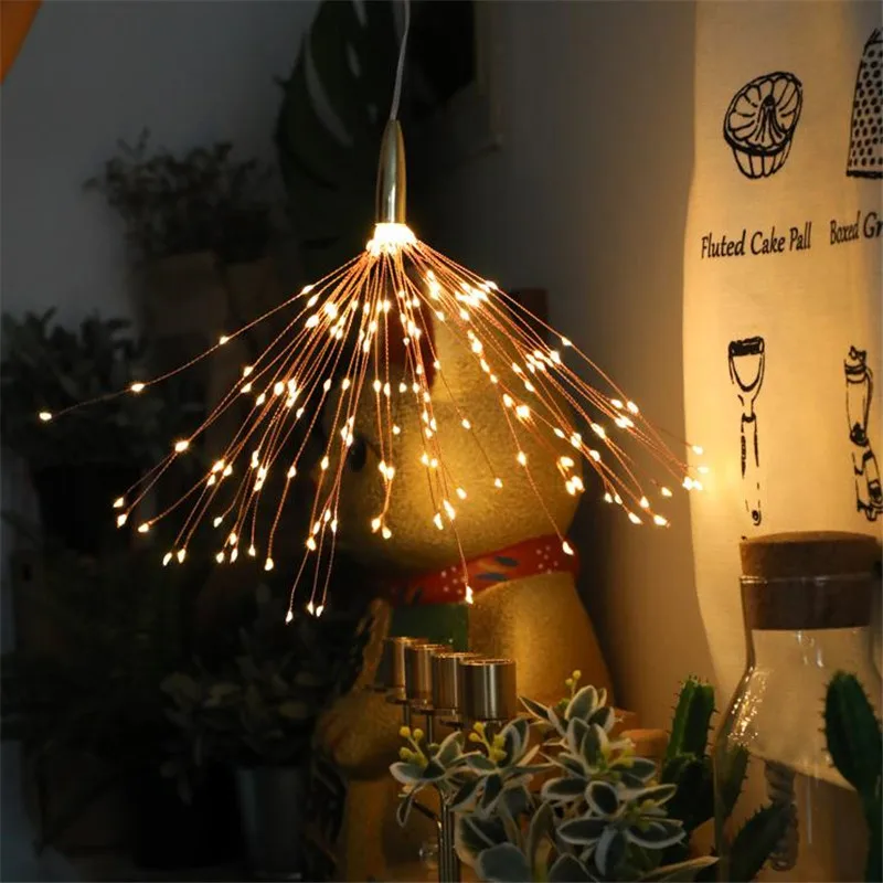 DIY LED Fairy String Light AA Battery Operated Starburst Holiday Light with Remote Control For Garden Room Party Xmas Decoration
DIY LED Fairy String Light AA Battery Operated Starburst Holiday Light with Remote Control For Garden Room Party Xmas Decoration