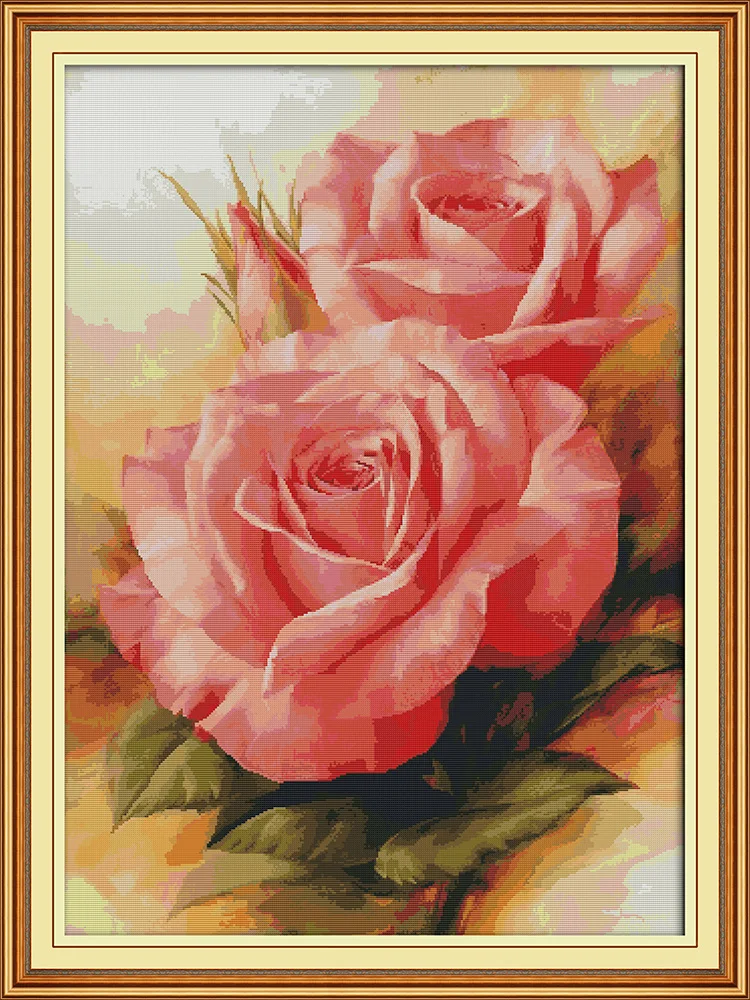 Pink Rose cross stitch kit aida 14ct 11ct count print canvas cross stitches needlework embroidery DIY handmade
Pink Rose cross stitch kit aida 14ct 11ct count print canvas cross stitches needlework embroidery DIY handmade