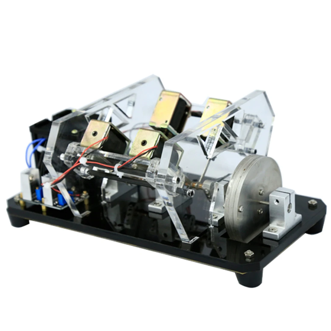 Hot 4 Coils High Power Electromagnet Engine Model Physical Experiment Motor Model Educational Toy Gift For Kids Children Adults
Hot 4 Coils High Power Electromagnet Engine Model Physical Experiment Motor Model Educational Toy Gift For Kids Children Adults