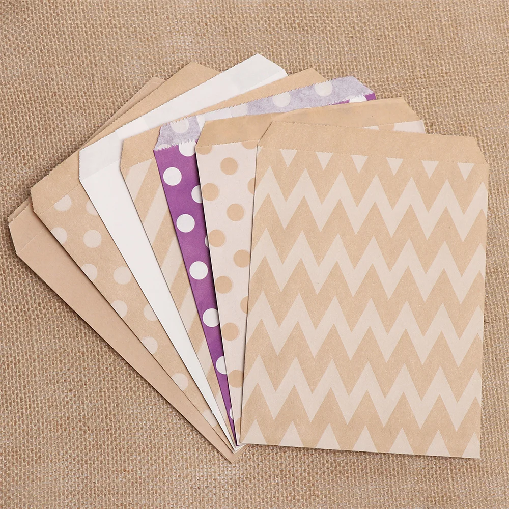 25pcs Chevron Dot Kraft Paper Popcorn Candy Bag Food Safe Favor Paper Birthday Bags Designs of Party Paper Bags food packaging
25pcs Chevron Dot Kraft Paper Popcorn Candy Bag Food Safe Favor Paper Birthday Bags Designs of Party Paper Bags food packaging