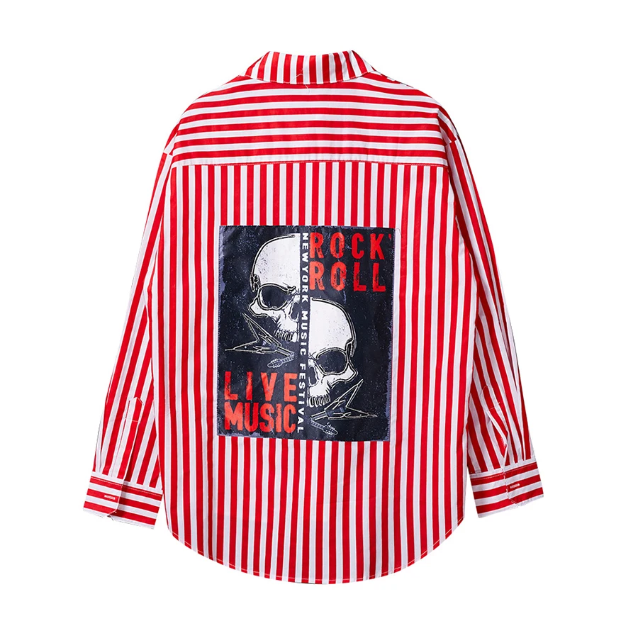 Printed Korean Striped Shirt Men Long Sleeve Cotton Japanese Streetwear Casual Mens Shirt Korean Camisas Men Clothes 2018 5na120
Printed Korean Striped Shirt Men Long Sleeve Cotton Japanese Streetwear Casual Mens Shirt Korean Camisas Men Clothes 2018 5na120