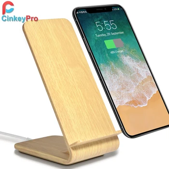 CinkeyPro Qi Wireless Charger Holder Wood Retro Style Quick Charge 2.0 Fast Charging for iPhone 8 10 X Samsung S7 S8 Stand Dock
CinkeyPro Qi Wireless Charger Holder Wood Retro Style Quick Charge 2.0 Fast Charging for iPhone 8 10 X Samsung S7 S8 Stand Dock