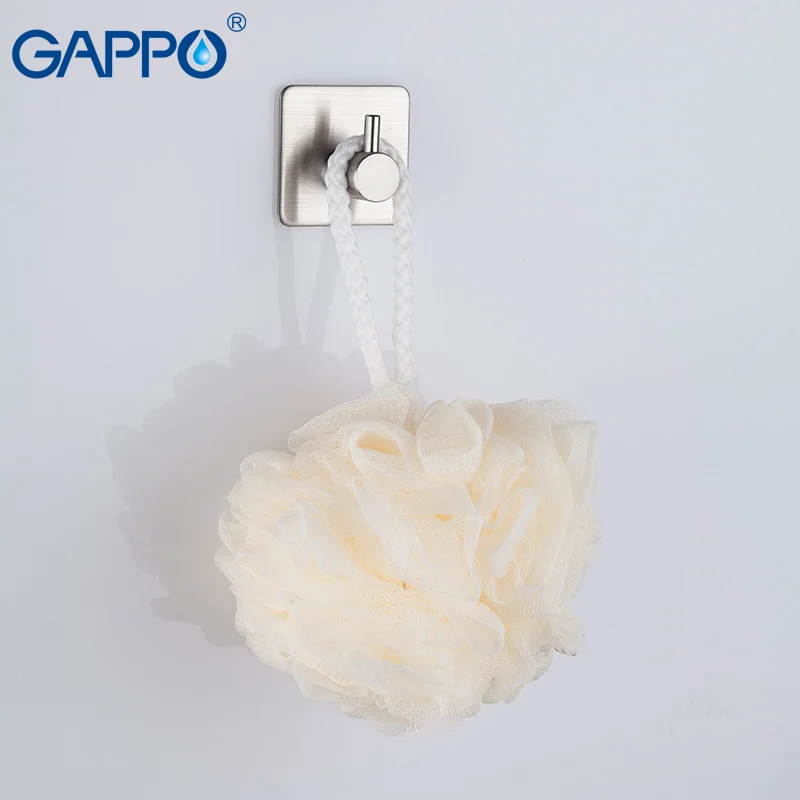 

GAPPO Robe Hooks Stainless Steel Towel Coat Metal Wall Hooks Hat Hanger Wall Mounted Robe Hook