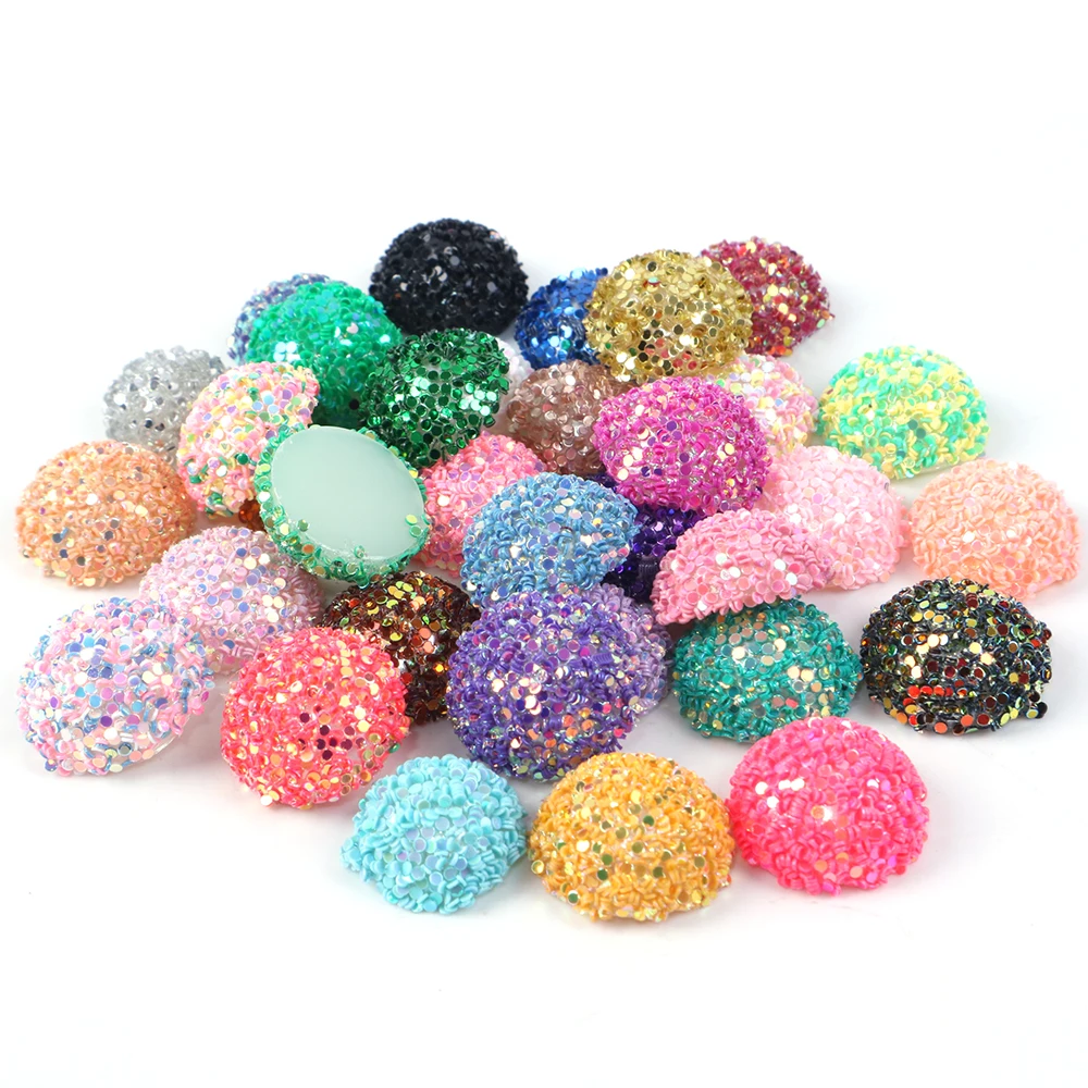 david angie 14mm Chunky Glitter beads Half Round Pearls Flatback DIY Art Jewelry Making Accessories,20Yc6625
david angie 14mm Chunky Glitter beads Half Round Pearls Flatback DIY Art Jewelry Making Accessories,20Yc6625