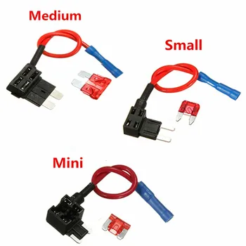 LUOHONGDA 12V Medium Small Mini Size Car Fuse Holder Add-a-circuit Piggy Back Fuse TAP Adapter ATM APM Blade Fuse Holder
LUOHONGDA 12V Medium Small Mini Size Car Fuse Holder Add-a-circuit Piggy Back Fuse TAP Adapter ATM APM Blade Fuse Holder