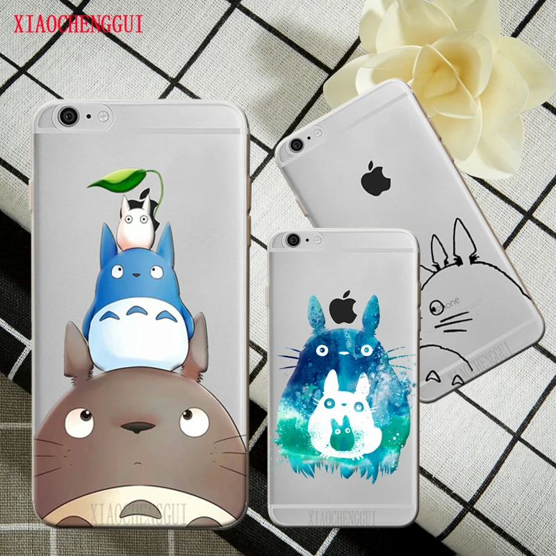 Cute Totoro Spirited Away Ghibli Miyazaki Anime Soft Clear Phone Case For iPhone 5 55S SE 6 6S 7 8 Plus X Mobile Phone Cases
Cute Totoro Spirited Away Ghibli Miyazaki Anime Soft Clear Phone Case For iPhone 5 55S SE 6 6S 7 8 Plus X Mobile Phone Cases