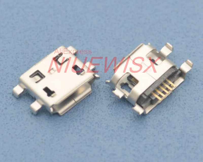 100Pcs Micro USB Jack Connector Type B Female 5Pin Tail Board 0.8 Type Solder Socket Connectors Charging Socket for PCB Board
100Pcs Micro USB Jack Connector Type B Female 5Pin Tail Board 0.8 Type Solder Socket Connectors Charging Socket for PCB Board