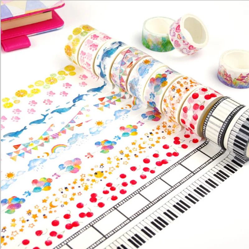 

2cm*7m watercolor Washi Tape DIY decoration for scrapbooking planner masking tape adhesive tape kawaii Sticker stationery