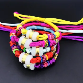 DIY Bai Yulu pass bracelet gift hand-woven Women's gold inlaid Yukingshu color bracelet
DIY Bai Yulu pass bracelet gift hand-woven Women's gold inlaid Yukingshu color bracelet