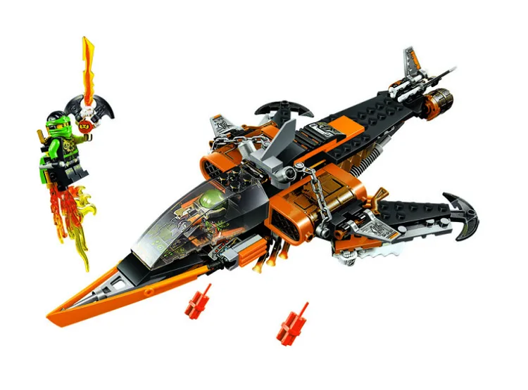 BELA Ninjagoed Sky Shark Building Blocks Sets Bricks Ninja Movie Classic Model Kids Toys Marvel Compatible Legoings