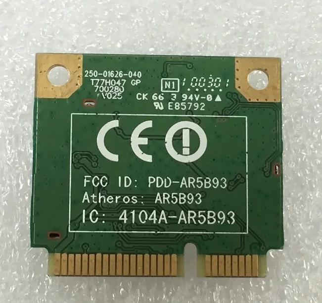 

SSEA Wholesale SSEA for Atheros AR5B93 802.11b/g/n Half MINI PCI-E Wireless WiFi Card 300Mpbs tested well