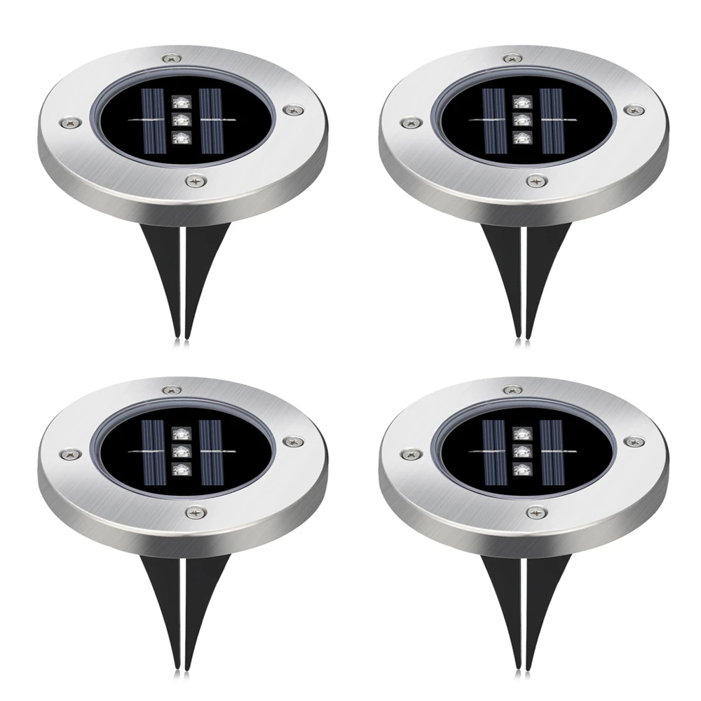 4PCS 3 LEDs Outdoor Solar Light Waterproof Landscape Solar Powered Lamp for Fence Garden Lawn Yard Path Driveway Night Lamp
4PCS 3 LEDs Outdoor Solar Light Waterproof Landscape Solar Powered Lamp for Fence Garden Lawn Yard Path Driveway Night Lamp