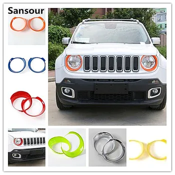 Sansour Hdadlights Cover Head Light Trim Lamp Bezel Outlet Exterior Chrome Styling ABS For Jeep Renegade
Sansour Hdadlights Cover Head Light Trim Lamp Bezel Outlet Exterior Chrome Styling ABS For Jeep Renegade