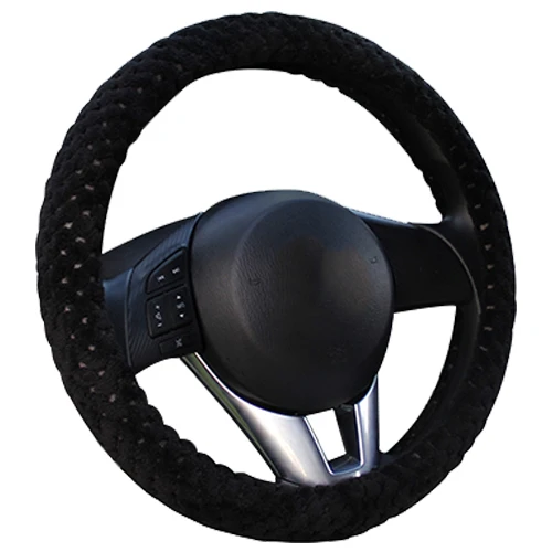 Winter Car Steering Wheel Cover/Universal Soft Warm Plush Covers for steering women men girl car interior black
Winter Car Steering Wheel Cover/Universal Soft Warm Plush Covers for steering women men girl car interior black