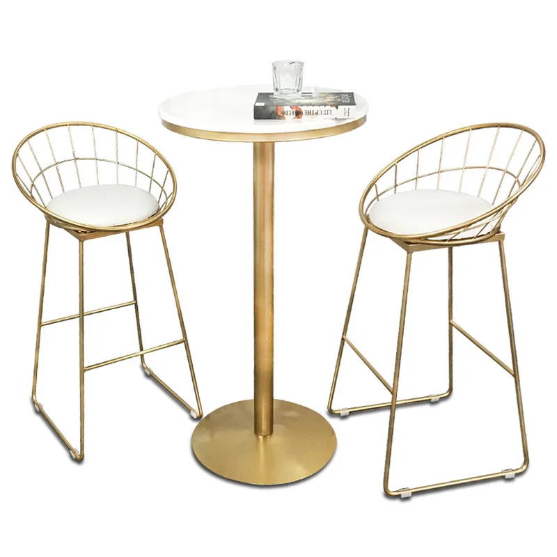 Creative Bar Chair Table Simple Iron Art Multi-function Household High Stool with Cushion Coffee Shop Bar Stool and Table
Creative Bar Chair Table Simple Iron Art Multi-function Household High Stool with Cushion Coffee Shop Bar Stool and Table