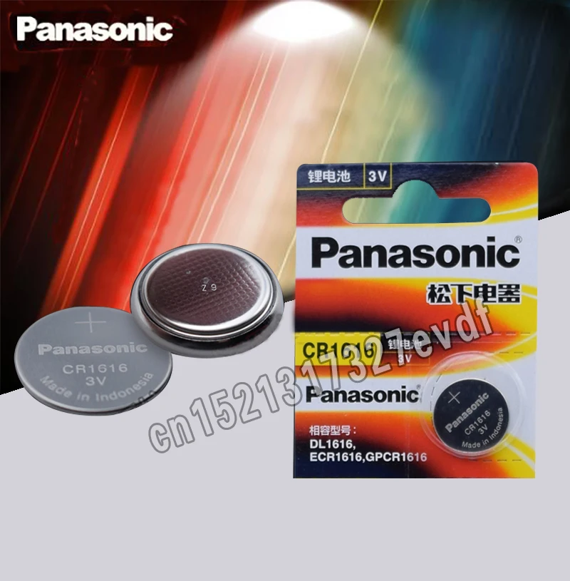 CR1616 1PCS Button Cell Coin Batteries Panasonic 100% Original cr 1616 3V Lithium Battery DL1616 ECR1616 LM1616
CR1616 1PCS Button Cell Coin Batteries Panasonic 100% Original cr 1616 3V Lithium Battery DL1616 ECR1616 LM1616