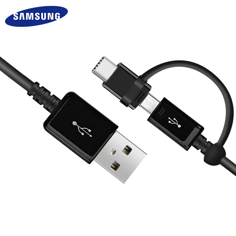 Samsung Micro Usb Cable 2 in 1 USB Type C Cable Galaxy S9 S6 S7 S8 Plus Note 4 5 8 Quick Charger Charge Type C Cable Original
Samsung Micro Usb Cable 2 in 1 USB Type C Cable Galaxy S9 S6 S7 S8 Plus Note 4 5 8 Quick Charger Charge Type C Cable Original