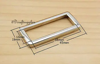 Rectangle Rings webbing Belt buckle alloy nickel 38mm 1 1/2 inch 10pcs U35
Rectangle Rings webbing Belt buckle alloy nickel 38mm 1 1/2 inch 10pcs U35