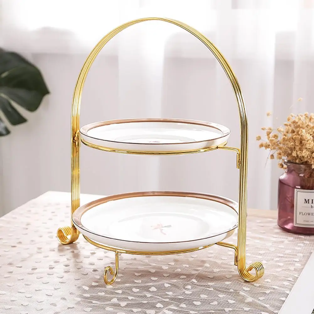European Style Fruit Plate Two Layer Dessert Cake Rack Stands Pastry Dish Living Room Party Candy Tray Shelf Fruit Tray
European Style Fruit Plate Two Layer Dessert Cake Rack Stands Pastry Dish Living Room Party Candy Tray Shelf Fruit Tray