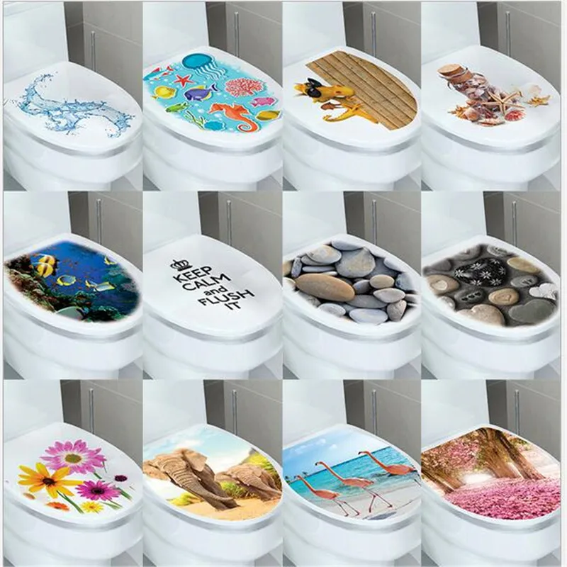 1PCS Cute funny cartoon toilet waterproof WALL STICKERS cover PVC decorative stickers creative paste for toilet
1PCS Cute funny cartoon toilet waterproof WALL STICKERS cover PVC decorative stickers creative paste for toilet