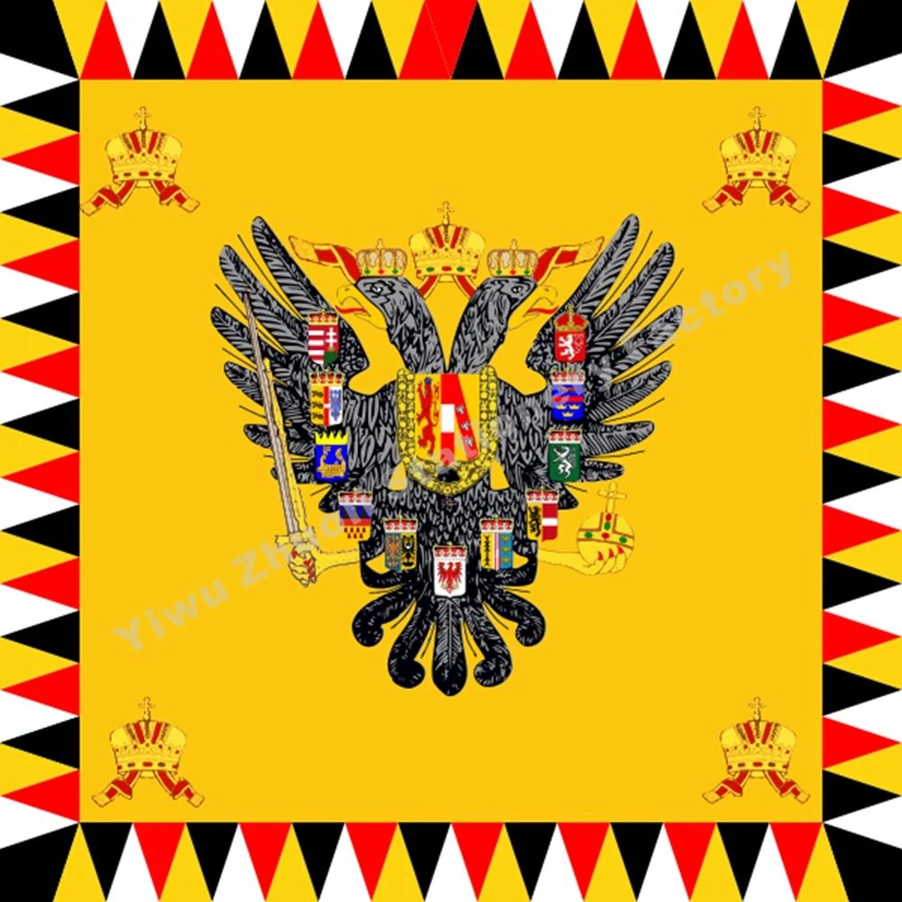 Austro Hungarian Empress Standard Before 1915 Flag 120X120cm (4x4FT) 120g 100D High Quality Banner Free Shipping
Austro Hungarian Empress Standard Before 1915 Flag 120X120cm (4x4FT) 120g 100D High Quality Banner Free Shipping
