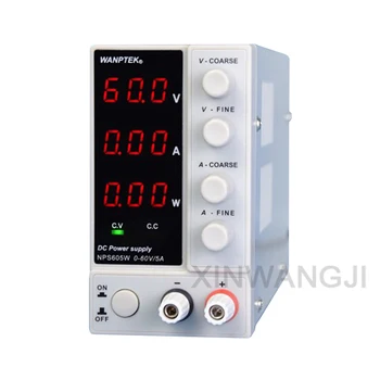 Mini Adjustable Digital Laboratory Switching DC Regulated Power Supply With Power Voltage Current Display 60V 5A NPS605W 
Mini Adjustable Digital Laboratory Switching DC Regulated Power Supply With Power Voltage Current Display 60V 5A NPS605W