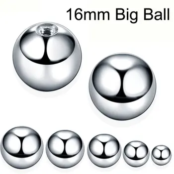 2 Pieces 14G Stainless Steel Big Ball Balls Replacement Nose Barbell Earring Tongue Eyebrow PA Ring Body Piercing Jewelry
2 Pieces 14G Stainless Steel Big Ball Balls Replacement Nose Barbell Earring Tongue Eyebrow PA Ring Body Piercing Jewelry