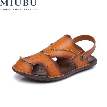MIUBU Men's Sandals 2020 Summer New Genuine Leather Beach Shoes Men's Casual Sandals Slippers Youth Leather Fashion Shoes
MIUBU Men's Sandals 2020 Summer New Genuine Leather Beach Shoes Men's Casual Sandals Slippers Youth Leather Fashion Shoes