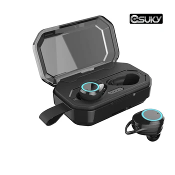 eSuky Mini TWS Earbuds In Ear 5D Stereo Sport Wireless Bluetooth 5.0 Waterproof Earphone With Charger Station Box
eSuky Mini TWS Earbuds In Ear 5D Stereo Sport Wireless Bluetooth 5.0 Waterproof Earphone With Charger Station Box