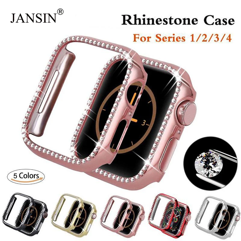 Diamond Protective Case for apple watch 3 2 1 38mm 42mm case Protective Frame For Apple Watch 44mm 40mm Series 4 Case Cover
Diamond Protective Case for apple watch 3 2 1 38mm 42mm case Protective Frame For Apple Watch 44mm 40mm Series 4 Case Cover
