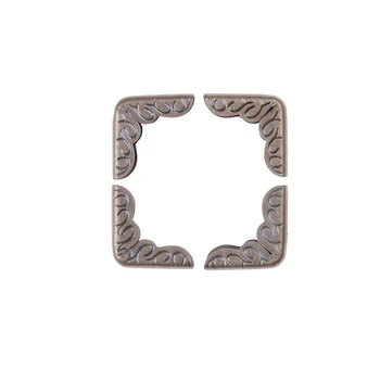 4Pcs Printed bronze book corner Wooden box corner Color pages of the angle Album Notebook corner Wooden decorative angle 17*17mm
4Pcs Printed bronze book corner Wooden box corner Color pages of the angle Album Notebook corner Wooden decorative angle 17*17mm