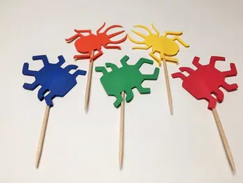 Bug/Creepy Crawly/Birthday/Halloween Cupcake Toppers event Party Picks baby shower wedding birthday toothpicks decor
Bug/Creepy Crawly/Birthday/Halloween Cupcake Toppers event Party Picks baby shower wedding birthday toothpicks decor