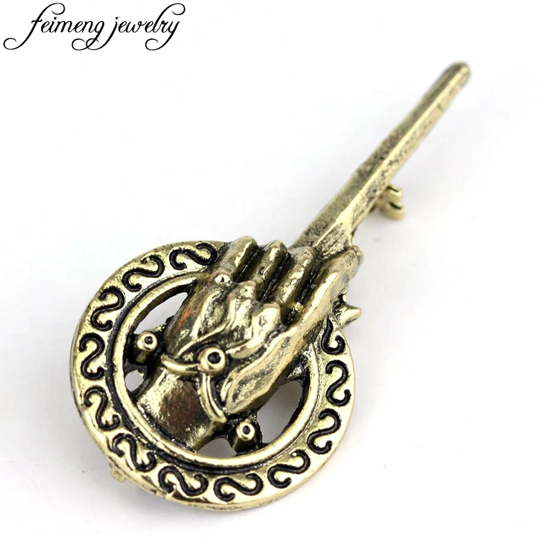 Game of Thrones Song of Ice and Fire Brooch Hand of the King Lapel Inspired Authentic Prop Pin Badge Brooches Movie Jewelry
Game of Thrones Song of Ice and Fire Brooch Hand of the King Lapel Inspired Authentic Prop Pin Badge Brooches Movie Jewelry