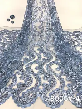 2019 Blue Luxury Fabric High Quality African Lace Fabric Hand mace Sequins Lace Fabric Nigerian Bridal Wedding Lace Fabric(7-19
2019 Blue Luxury Fabric High Quality African Lace Fabric Hand mace Sequins Lace Fabric Nigerian Bridal Wedding Lace Fabric(7-19