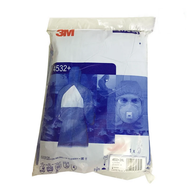 Защитный Комбинезон 3M 4532 одежда для чистых помещений антистатические