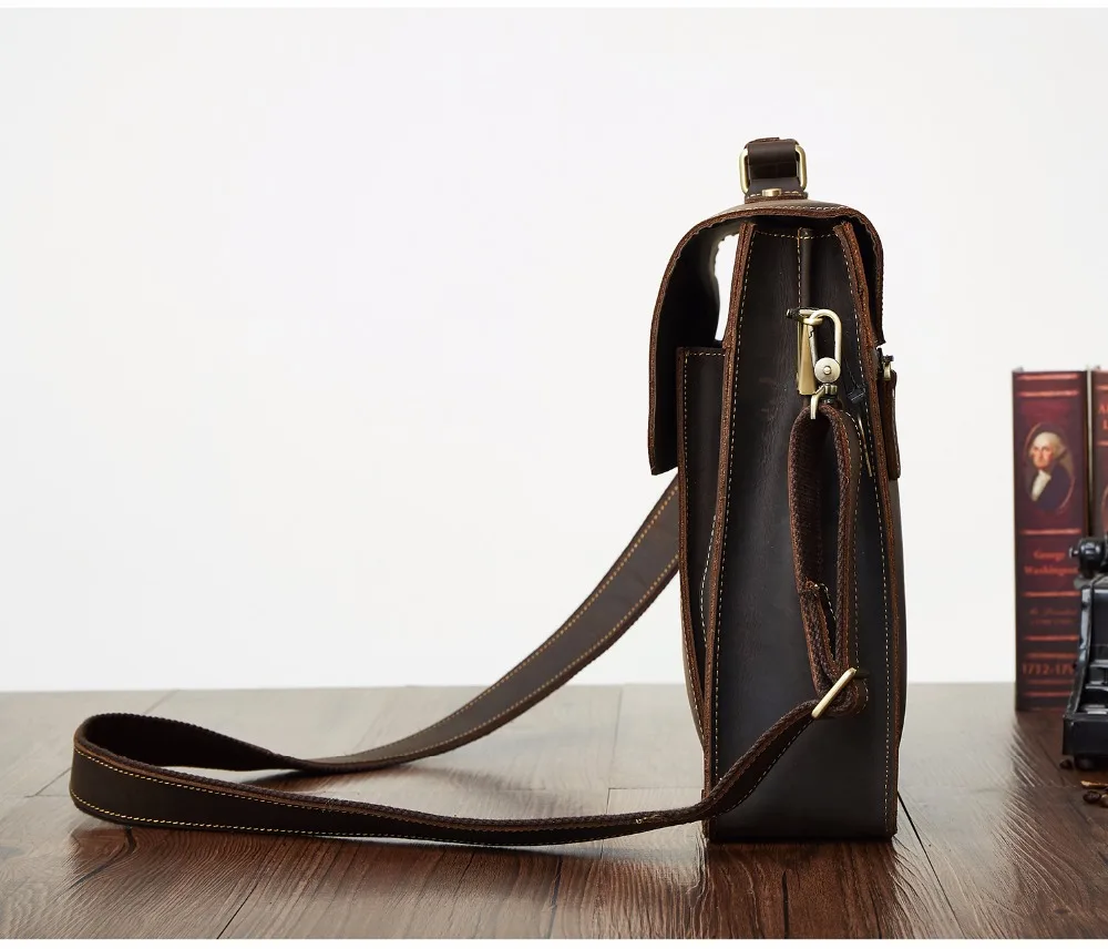 Business Satchel Briefcase For Laptop